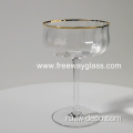 Gold Rim Rim Rim Glass